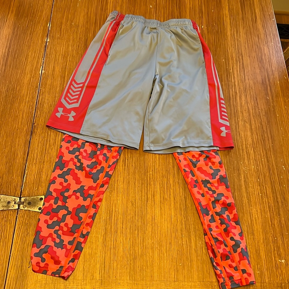 Youth Under Armour Bundle Athletic Tights & Shorts